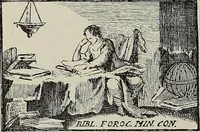An illustration from Gli ex libris italiani. Con 9 tavole e 233 riproduzioni, delle quali 29 eseguite coi rami o cogli zinchi originali (1902)