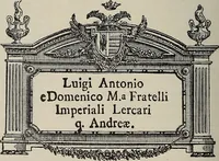 An illustration from Gli ex libris italiani. Con 9 tavole e 233 riproduzioni, delle quali 29 eseguite coi rami o cogli zinchi originali (1902)