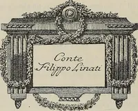 An illustration from Gli ex libris italiani. Con 9 tavole e 233 riproduzioni, delle quali 29 eseguite coi rami o cogli zinchi originali (1902)
