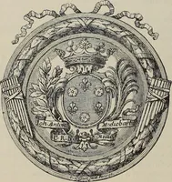 An illustration from Gli ex libris italiani. Con 9 tavole e 233 riproduzioni, delle quali 29 eseguite coi rami o cogli zinchi originali (1902)