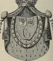 An illustration from Gli ex libris italiani. Con 9 tavole e 233 riproduzioni, delle quali 29 eseguite coi rami o cogli zinchi originali (1902)
