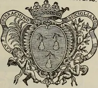An illustration from Gli ex libris italiani. Con 9 tavole e 233 riproduzioni, delle quali 29 eseguite coi rami o cogli zinchi originali (1902)