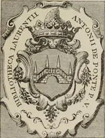 An illustration from Gli ex libris italiani. Con 9 tavole e 233 riproduzioni, delle quali 29 eseguite coi rami o cogli zinchi originali (1902)