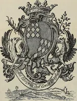 An illustration from Gli ex libris italiani. Con 9 tavole e 233 riproduzioni, delle quali 29 eseguite coi rami o cogli zinchi originali (1902)