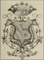 An illustration from Gli ex libris italiani. Con 9 tavole e 233 riproduzioni, delle quali 29 eseguite coi rami o cogli zinchi originali (1902)