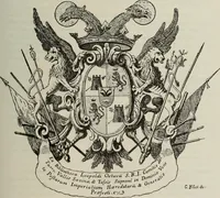 An illustration from Gli ex libris italiani. Con 9 tavole e 233 riproduzioni, delle quali 29 eseguite coi rami o cogli zinchi originali (1902)
