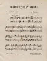 An illustration from Gloire a nos aviateurs : marche héroïque (1912)