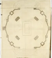 An illustration from Gloriae theatrum : dicatum excellentissimae dominae D. Felici Sandoualiae Henriquiae, Vcedae duci extinctae, ab excellentissimo domino D. Gasparetellio Gironio, Vrsaonis duce, Vreniae comite, Insubrum praefecto, regijque in Italia exercitus imperatore : in solemnibus eius inferijs Mediolani, anno 1671 die 26 Octobris (1671)