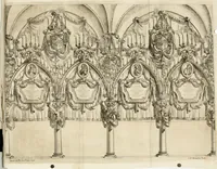 Picture 9 of 12 from Gloriae theatrum : dicatum excellentissimae dominae D. Felici Sandoualiae Henriquiae, Vcedae duci extinctae, ab excellentissimo domino D. Gasparetellio Gironio, Vrsaonis duce, Vreniae comite, Insubrum praefecto, regijque in Italia exercitus imperatore : in solemnibus eius inferijs Mediolani, anno 1671 die 26 Octobris (1671), leaf 51
