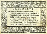 An illustration from Glorie di gverrieri e d'amanti in nvova impresa nella città di Taranto succedute (1596)