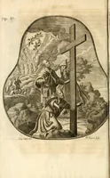 An illustration from Gloriosus Sanctus Romedius : ex comitibus de Thaur Andek, & Altae Guardiae dominis, vallis Annaniae in Tyroli apostolus, magnus thaumaturgus, & anachoreta, quem similem fecit Dominus in gloria sanctorum, & beatificavit illum in gloria (Eccli. 45) : nec non gloriosa domus comitum de Thun, illo Aggaei prophetae condecorata vaticinio, magna erit gloria domus istius (Cap. 2) (1699)