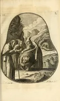An illustration from Gloriosus Sanctus Romedius : ex comitibus de Thaur Andek, & Altae Guardiae dominis, vallis Annaniae in Tyroli apostolus, magnus thaumaturgus, & anachoreta, quem similem fecit Dominus in gloria sanctorum, & beatificavit illum in gloria (Eccli. 45) : nec non gloriosa domus comitum de Thun, illo Aggaei prophetae condecorata vaticinio, magna erit gloria domus istius (Cap. 2) (1699)
