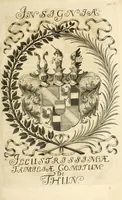 Picture 11 of 84 from Gloriosus Sanctus Romedius : ex comitibus de Thaur Andek, & Altae Guardiae dominis, vallis Annaniae in Tyroli apostolus, magnus thaumaturgus, & anachoreta, quem similem fecit Dominus in gloria sanctorum, & beatificavit illum in gloria (Eccli. 45) : nec non gloriosa domus comitum de Thun, illo Aggaei prophetae condecorata vaticinio, magna erit gloria domus istius (Cap. 2) (1699), leaf 39