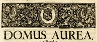 Picture 19 of 84 from Gloriosus Sanctus Romedius : ex comitibus de Thaur Andek, & Altae Guardiae dominis, vallis Annaniae in Tyroli apostolus, magnus thaumaturgus, & anachoreta, quem similem fecit Dominus in gloria sanctorum, & beatificavit illum in gloria (Eccli. 45) : nec non gloriosa domus comitum de Thun, illo Aggaei prophetae condecorata vaticinio, magna erit gloria domus istius (Cap. 2) (1699), leaf 64