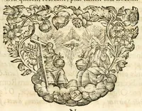 Picture 24 of 84 from Gloriosus Sanctus Romedius : ex comitibus de Thaur Andek, & Altae Guardiae dominis, vallis Annaniae in Tyroli apostolus, magnus thaumaturgus, & anachoreta, quem similem fecit Dominus in gloria sanctorum, & beatificavit illum in gloria (Eccli. 45) : nec non gloriosa domus comitum de Thun, illo Aggaei prophetae condecorata vaticinio, magna erit gloria domus istius (Cap. 2) (1699), leaf 93