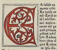 An illustration from [Glossae ex illustrissimis auctoribus collectae]