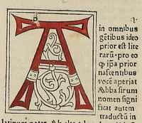 Picture 5 of 41 from [Glossae ex illustrissimis auctoribus collectae], leaf 13