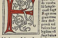 An illustration from [Glossae ex illustrissimis auctoribus collectae]