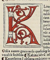 An illustration from [Glossae ex illustrissimis auctoribus collectae]