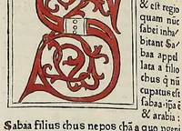 An illustration from [Glossae ex illustrissimis auctoribus collectae]