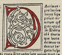 An illustration from [Glossae ex illustrissimis auctoribus collectae]