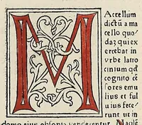 An illustration from [Glossae ex illustrissimis auctoribus collectae]