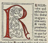 An illustration from [Glossae ex illustrissimis auctoribus collectae]
