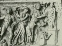 An illustration from Gènes (1907)