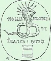 An illustration from The Gnostics and their remains, ancient and mediaeval (1887)