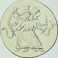 An illustration from The Gnostics and their remains, ancient and mediaeval (1887)