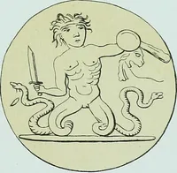 An illustration from The Gnostics and their remains, ancient and mediaeval (1887)