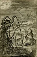 An illustration from Goddelycke wenschen : verlicht met sinne-beelden, ghedichten en vierighe uyt-spraecken der oud-vaeders (1629)