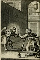 An illustration from Goddelycke wenschen : verlicht met sinne-beelden, ghedichten en vierighe uyt-spraecken der oud-vaeders (1629)