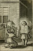 An illustration from Goddelycke wenschen : verlicht met sinne-beelden, ghedichten en vierighe uyt-spraecken der oud-vaeders (1629)