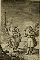 An illustration from Goddelycke wenschen : verlicht met sinne-beelden, ghedichten en vierighe uyt-spraecken der oud-vaeders (1629)