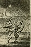 An illustration from Goddelycke wenschen : verlicht met sinne-beelden, ghedichten en vierighe uyt-spraecken der oud-vaeders (1629)