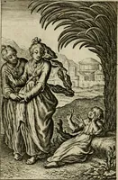 An illustration from Goddelycke wenschen : verlicht met sinne-beelden, ghedichten en vierighe uyt-spraecken der oud-vaeders (1629)