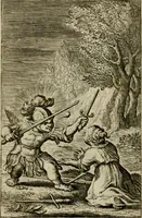 An illustration from Goddelycke wenschen : verlicht met sinne-beelden, ghedichten en vierighe uyt-spraecken der oud-vaeders (1629)