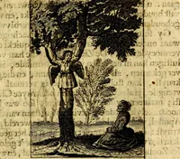 Picture 33 of 52 from Goddelyke liefde-vlammen, van een boetvaardige, geheyligde, liefhebbende, en aan haar selfs-stervende ziele : in drie deelen verdeelt, af-gebeeld door vijftig nette koopere figuuren : neffens haar verzen, aanmerkingen, gezangen, en ziel-zuchtingen (1711), leaf 132