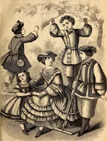An illustration from Godey's lady's book (1840)
