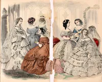 An illustration from Godey's lady's book (1840)