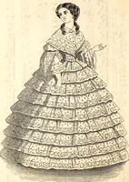 An illustration from Godey's lady's book (1840)