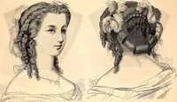 An illustration from Godey's lady's book (1840)