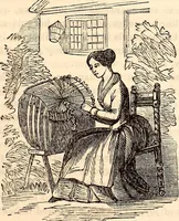 An illustration from Godey's lady's book (1840)