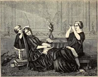 An illustration from Godey's lady's book (1840)