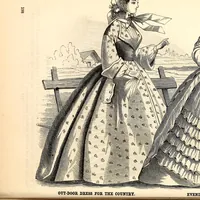 An illustration from Godey's lady's book (1840)