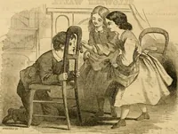 An illustration from Godey's lady's book 1861 Jan -June; Jul - Dec (1861)