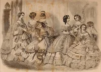 An illustration from Godey's lady's book 1861 Jan -June; Jul - Dec (1861)