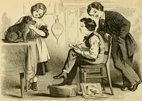 An illustration from Godey's lady's book 1861 Jan -June; Jul - Dec (1861)