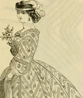 An illustration from Godey's lady's book 1861 Jan -June; Jul - Dec (1861)
